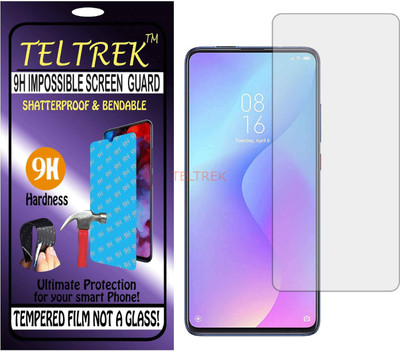 TELTREK Tempered Glass Guard for MI 9T (Flexible Shatterproof)(Pack of 1)