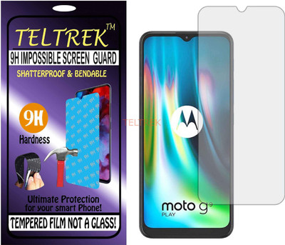 TELTREK Tempered Glass Guard for MOTOROLA MOTO G9 PLAY (Flexible Shatterproof)(Pack of 1)