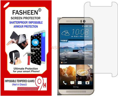 Fasheen Tempered Glass Guard for HTC ONE M9 PLUS PRIME (Flexible Shatterproof)(Pack of 1)