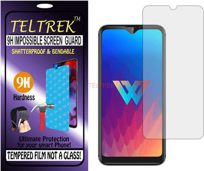 TELTREK Tempered Glass Guard for LG W30 (Flexible Shatterproof)(Pack of 1)