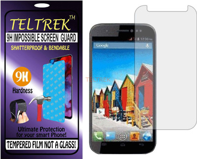 TELTREK Tempered Glass Guard for MICROMAX A240 (Flexible Shatterproof)(Pack of 1)
