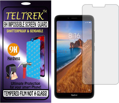 TELTREK Tempered Glass Guard for MI REDMI 7A (Flexible Shatterproof)(Pack of 1)