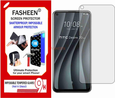 Fasheen Tempered Glass Guard for HTC DESIRE 20 PRO (Flexible Shatterproof)(Pack of 1)
