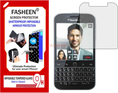 Fasheen Tempered Glass Guard for BLACKBERRY Q20 (Flexible Shatterproof)(Pack of 1)