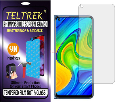 TELTREK Tempered Glass Guard for REDMI NOTE 9 (Flexible Shatterproof)(Pack of 1)