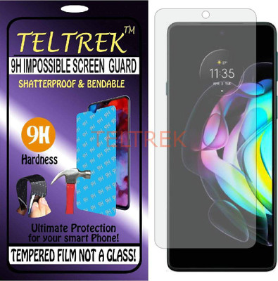 TELTREK Tempered Glass Guard for MOTOROLA MOTO EDGE 2021 (Flexible Shatterproof)(Pack of 1)