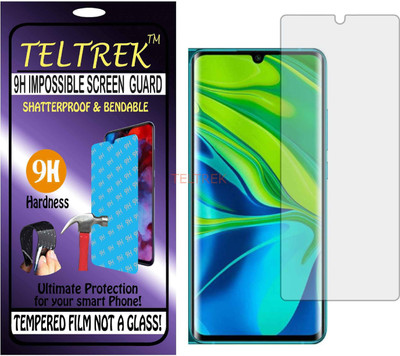TELTREK Tempered Glass Guard for MI NOTE 10 (Flexible Shatterproof)(Pack of 1)