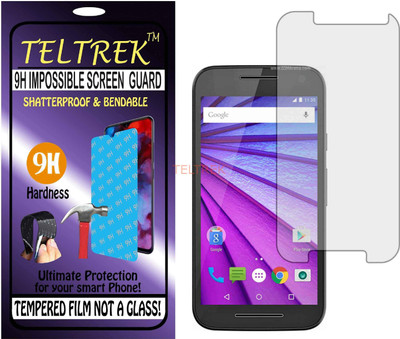 TELTREK Tempered Glass Guard for MOTOROLA MOTO G (3RD GEN) (Flexible Shatterproof)(Pack of 1)