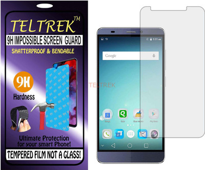 TELTREK Tempered Glass Guard for MICROMAX CANVAS MEGA 4G Q417 (Flexible Shatterproof)(Pack of 1)