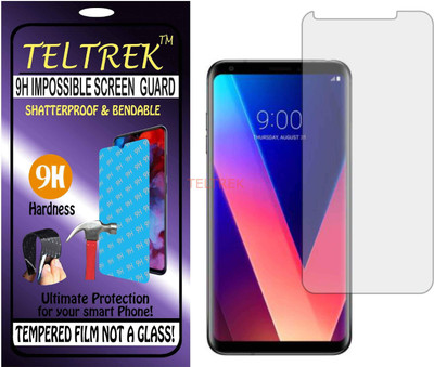 TELTREK Tempered Glass Guard for LG V30S THINQ (Flexible Shatterproof)(Pack of 1)