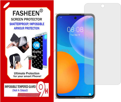 Fasheen Tempered Glass Guard for HUAWEI HONOR Y7A (Flexible Shatterproof)(Pack of 1)