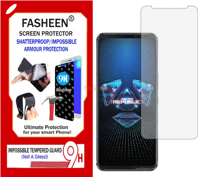 Fasheen Tempered Glass Guard for ASUS ROG PHONE 5 (Flexible Shatterproof)(Pack of 1)