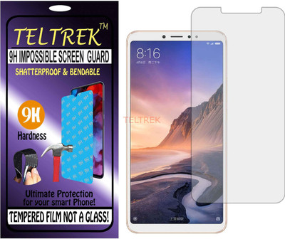 TELTREK Tempered Glass Guard for XIAOMI REDMI MAX 3 (Flexible Shatterproof)(Pack of 1)