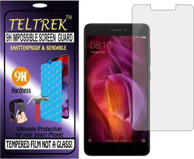 TELTREK Tempered Glass Guard for XIAOMI REDMI NOTE 4 (Flexible Shatterproof)(Pack of 1)