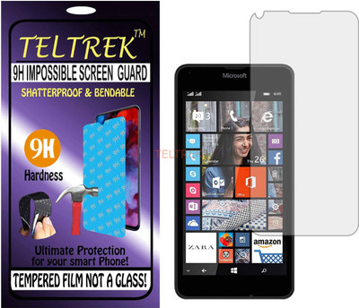 TELTREK Tempered Glass Guard for MICROSOFT LUMIA 640 (Flexible Shatterproof)(Pack of 1)