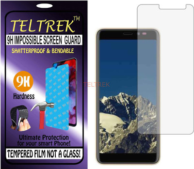TELTREK Tempered Glass Guard for MOBIISTAR C1 LITE (Flexible Shatterproof)(Pack of 1)