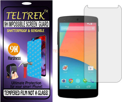 TELTREK Tempered Glass Guard for LG GOOGLE NEXUS 5 (Flexible Shatterproof)(Pack of 1)