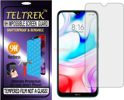 TELTREK Tempered Glass Guard for XIAOMI MI 8 SCREEN FINGERPRINT (Flexible Shatterproof)(Pack of 1)