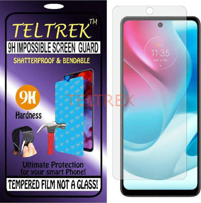 TELTREK Tempered Glass Guard for MOTOROLA G60 S (Flexible Shatterproof)(Pack of 1)
