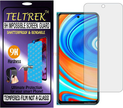 TELTREK Tempered Glass Guard for MI NOTE 9 PRO MAX (Flexible Shatterproof)(Pack of 1)