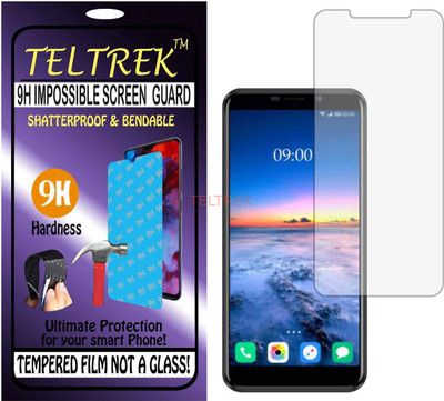 TELTREK Tempered Glass Guard for MOBISTAR E1 SELFIE (Flexible Shatterproof)(Pack of 1)
