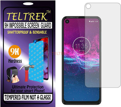 TELTREK Tempered Glass Guard for MOTO ONE ACTION (Flexible Shatterproof)(Pack of 1)