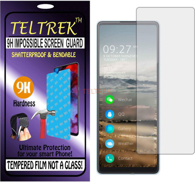 TELTREK Tempered Glass Guard for MI REDMI QIN 2 PRO (Flexible Shatterproof)(Pack of 1)