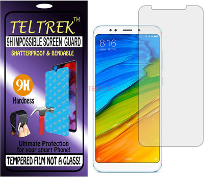 TELTREK Tempered Glass Guard for MI REDMI 5 PLUS (Flexible Shatterproof)(Pack of 1)