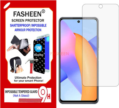 Fasheen Tempered Glass Guard for HUAWEI 10X LITE (Flexible Shatterproof)(Pack of 1)