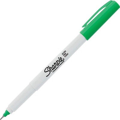 Sharpie marker ultra fine Nib Sketch Pens(Set of 1, Green)