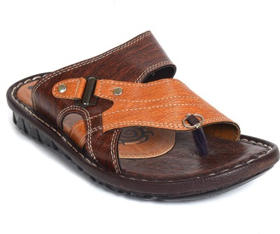 AJANTA PU1024 Men Flats(Brown , 6)