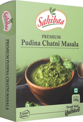 sahibaa Pudina Chatni Masala 100 g Pack of 2 Pcs.(2 x 100 g)