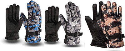Atipriya 3 gloves Driving Gloves(Multicolor)