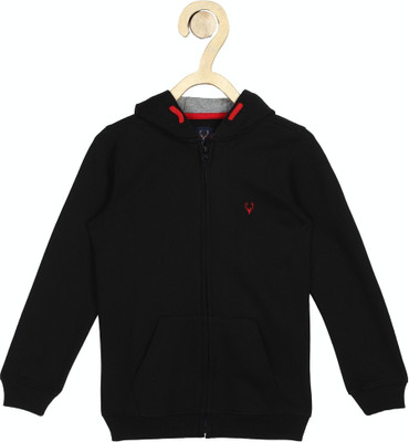Allen Solly Full Sleeve Solid Boys Sweatshirt