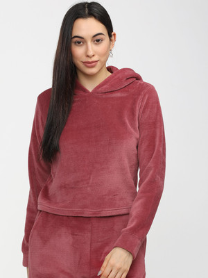 Tokyo Talkies Full Sleeve Solid Women Sweatshirt