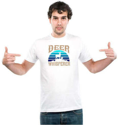 UDNAG Colorblock Men Round Neck Black T-Shirt
