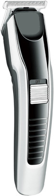 Ashpo rechargeable hair trimmer T shape precision blade trimm beard upto 0.5 to 7mm Trimmer 45 min  Runtime 5 Length Settings(Black)