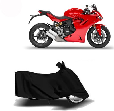 Exciting collections Two Wheeler Cover for Ducati(SuperSport, Black)