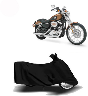 Exciting collections Two Wheeler Cover for Harley Davidson(XL 1200, Black)