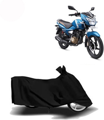 Exciting collections Two Wheeler Cover for TVS(Victor New, Black)
