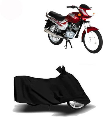 Exciting collections Two Wheeler Cover for TVS(Victor GLX, Black)