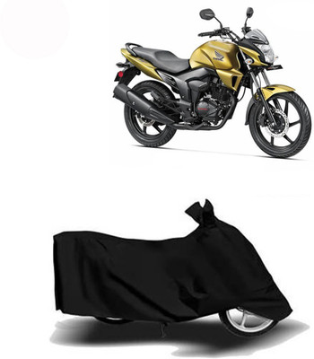 Exciting collections Two Wheeler Cover for Honda(Trigger, Black)