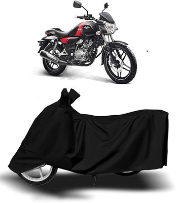 KEDIT Waterproof Two Wheeler Cover for Bajaj(V15, Black)