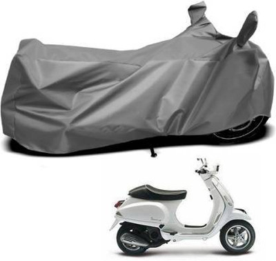 Rajiz Waterproof Two Wheeler Cover for Piaggio(Vespa, Grey)