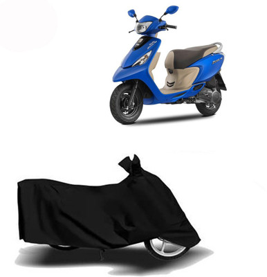 Exciting collections Two Wheeler Cover for TVS(Zest, Black)