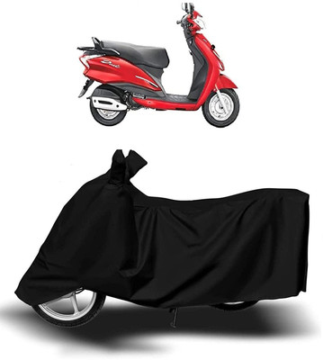 KEDIT Waterproof Two Wheeler Cover for Hero(Moto Corp Duet, Black)