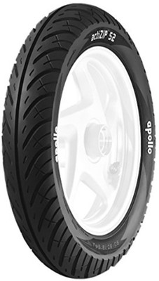 Apollo 90/100-10 53J ACTIZIP S2 (TL)- D 90/100-10 Front & Rear Two Wheeler Tyre(Street, Tube Less)