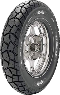 Apollo 90/100-10 53P ACTIGRIP S5 TL -D 90/100-10 Front & Rear Two Wheeler Tyre(Street, Tube Less)