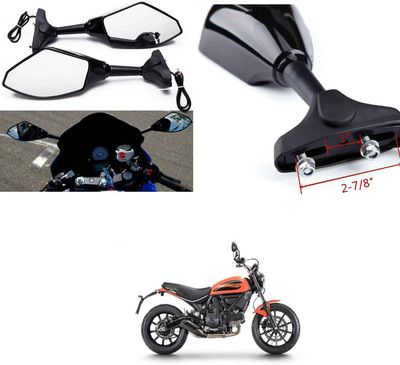 PECUNIA Power Rear View Mirror For Mahindra Rodeo RZ(Left, Right)