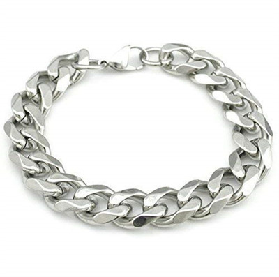 BlueShine Stainless Steel Silver Bracelet
